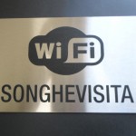 placa de WI FI  em aço inox