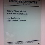Placa em acrílico com impressão UV