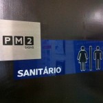 placa de porta em acrílico e aço escovado